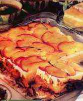 Яблочный пирог со сливками по-шведски. Увеличить.
